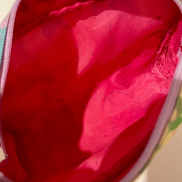 PREPPY COQUETTE ESTEE LAUDER LILLY PULITZER MAKE UP BAG HOT PINK LILAC FLORAL - Picture 7 of 14